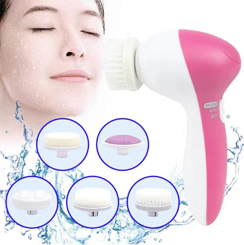 6-in-1 Face Cleansing Brush KSA – Complete Skincare Tool for Radiant and Clear Skin