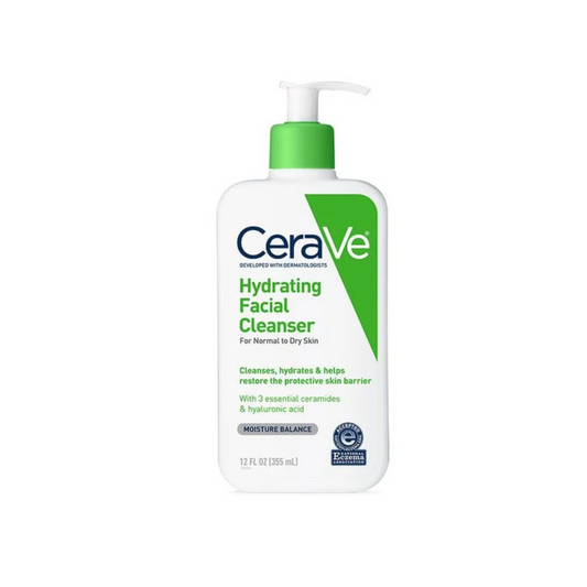 CeraVe- Hydrating Facial Cleanser 562ml Original KSA – Deeply Moisturizing Cleanser for Healthy and Glowing Skin